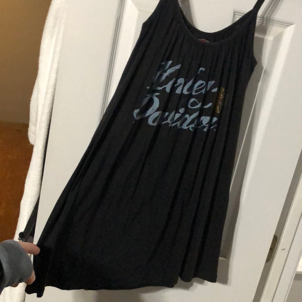 Black harley davidson swing tank